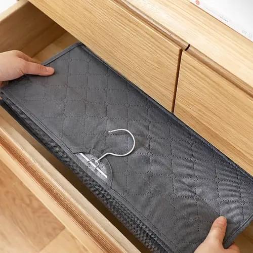 Bag holder for wardrobe