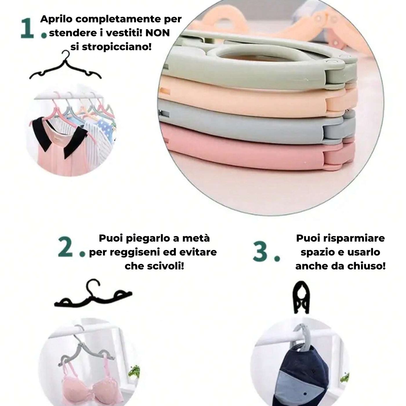 8 Grucce Portatile Pieghevole®