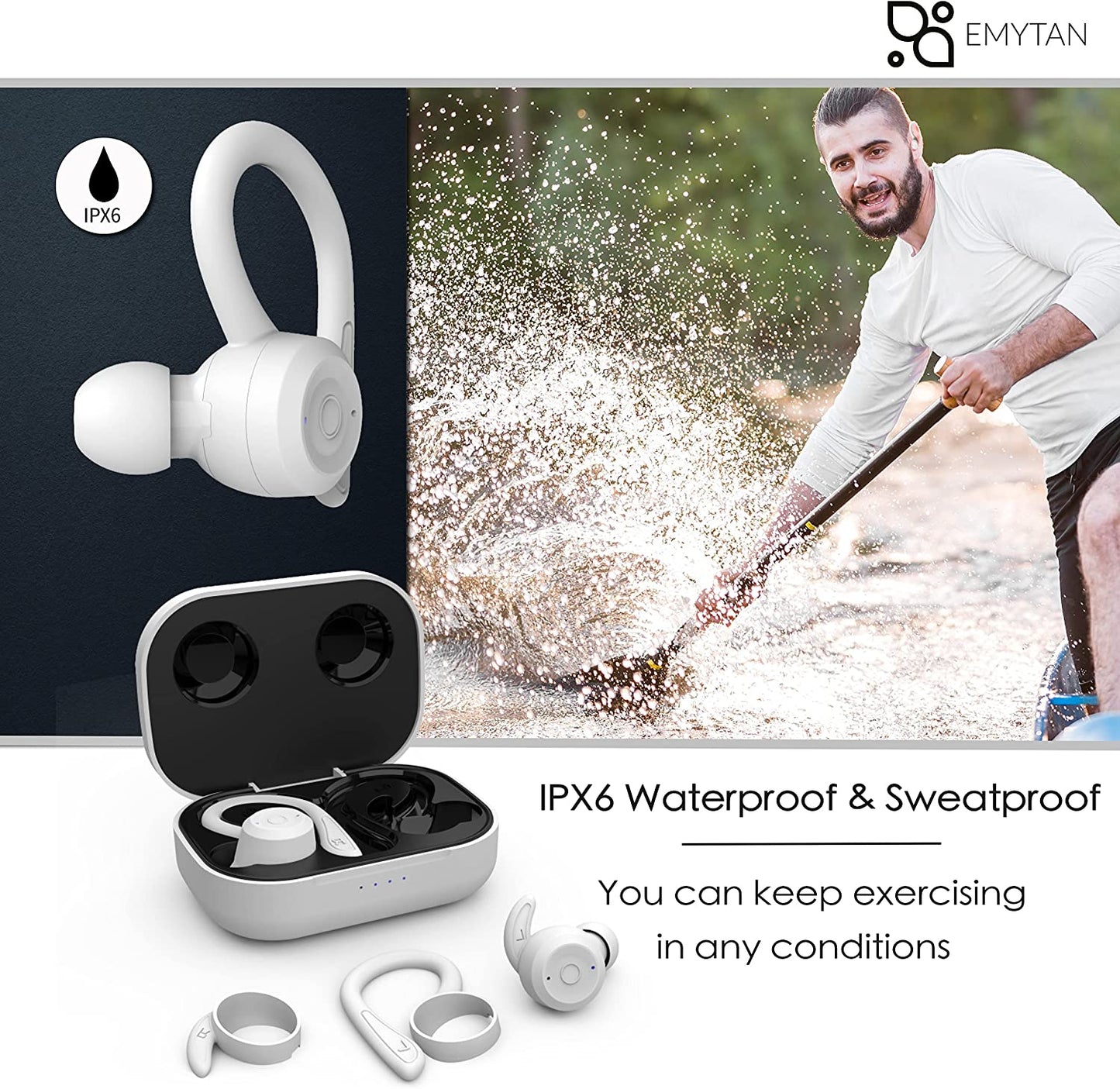 EMYTAN® Bluetooth headphones