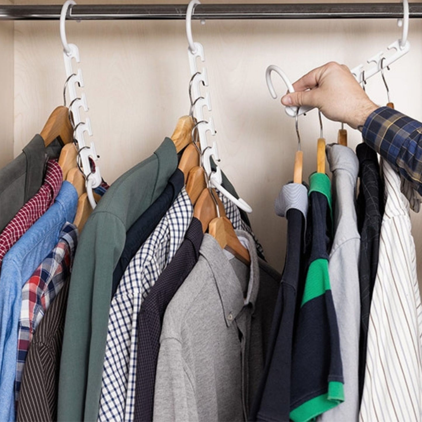 Hangers Organizer For 40 Items 