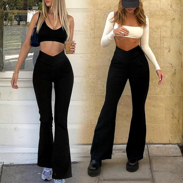 Leggings Modellanti FlareShape™ – Vita Alta & Effetto Snellente