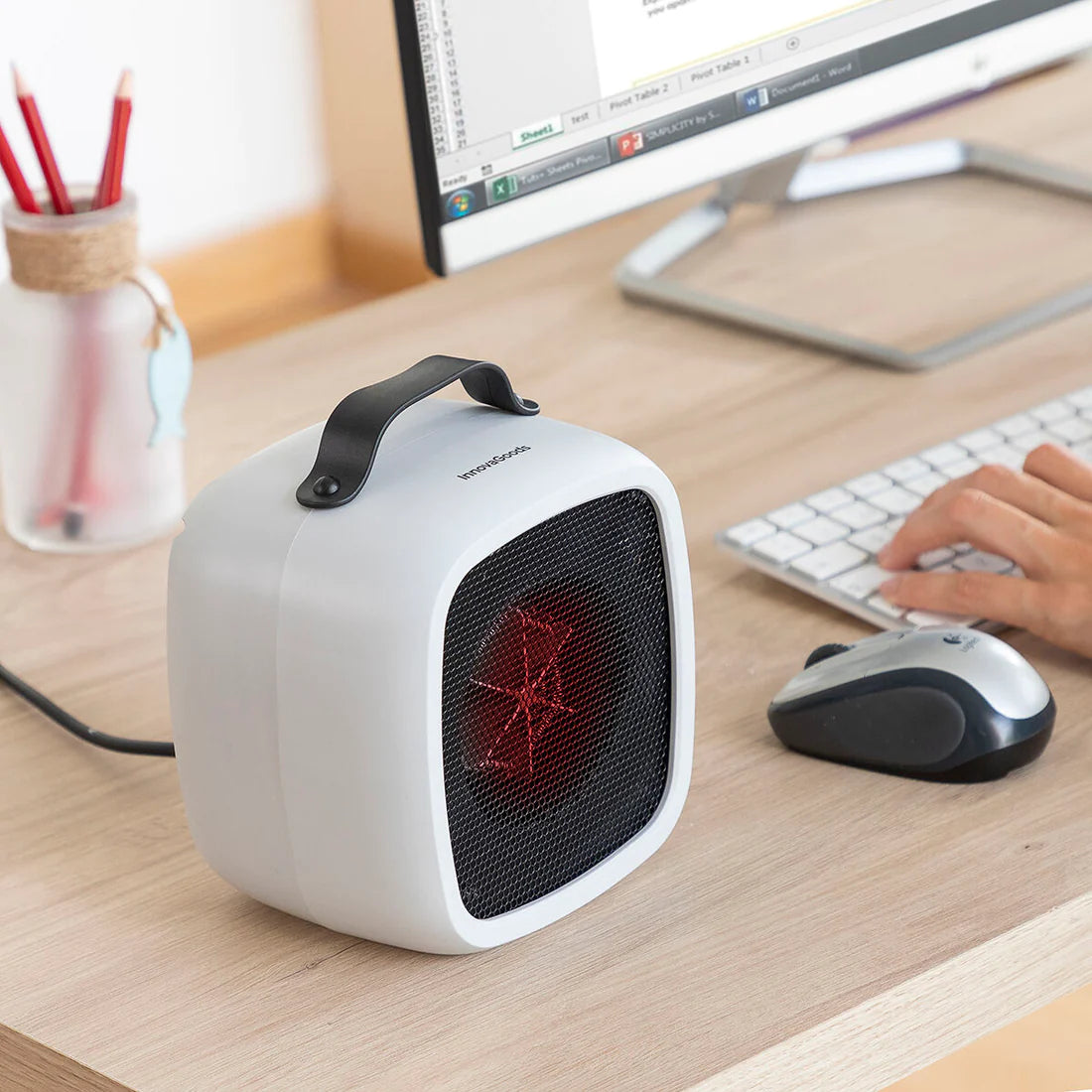 Mini Termoventilatore Elettrico Portatile